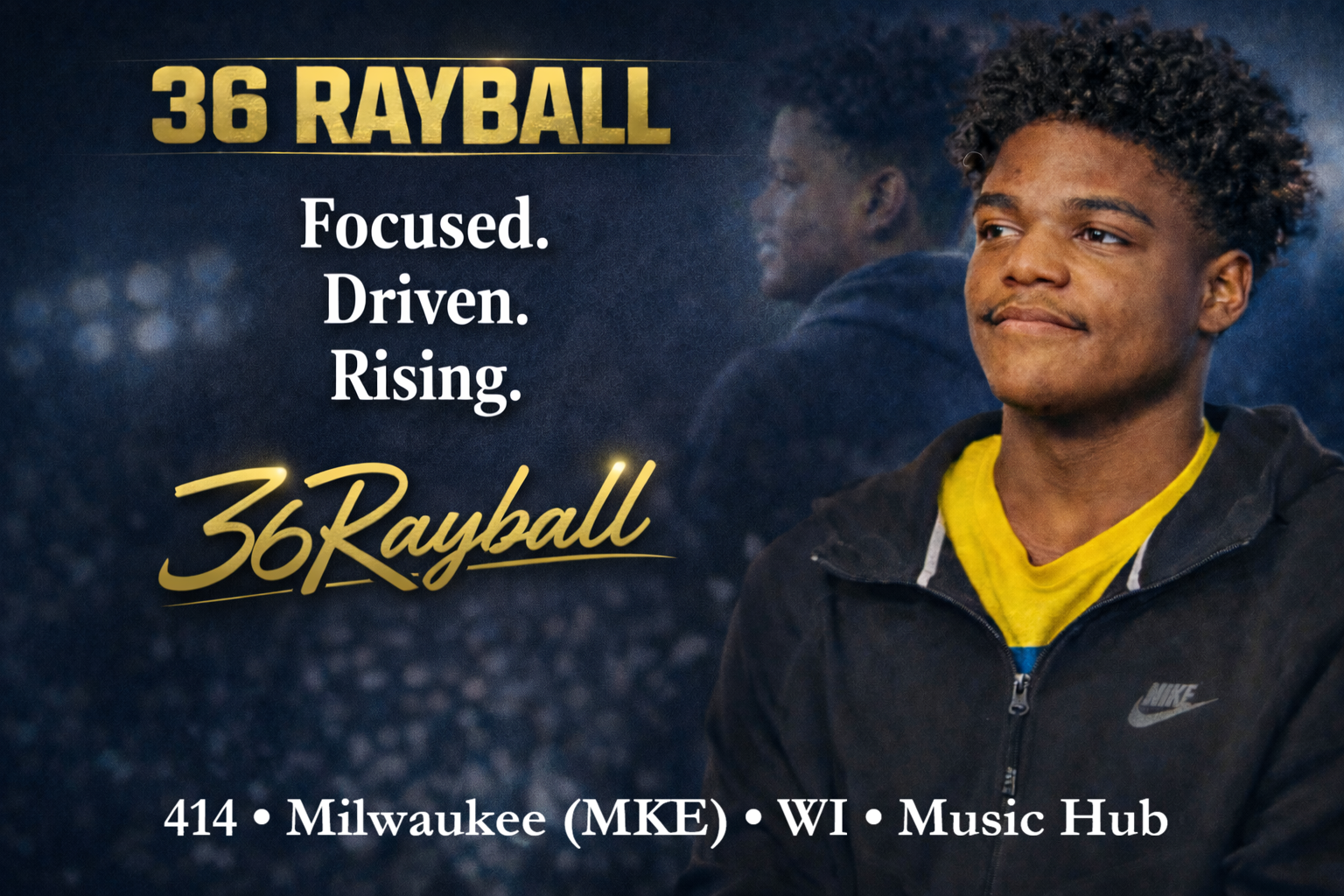 36 Rayball - Milwaukee (MKE) rapper from the 414 - official hero image